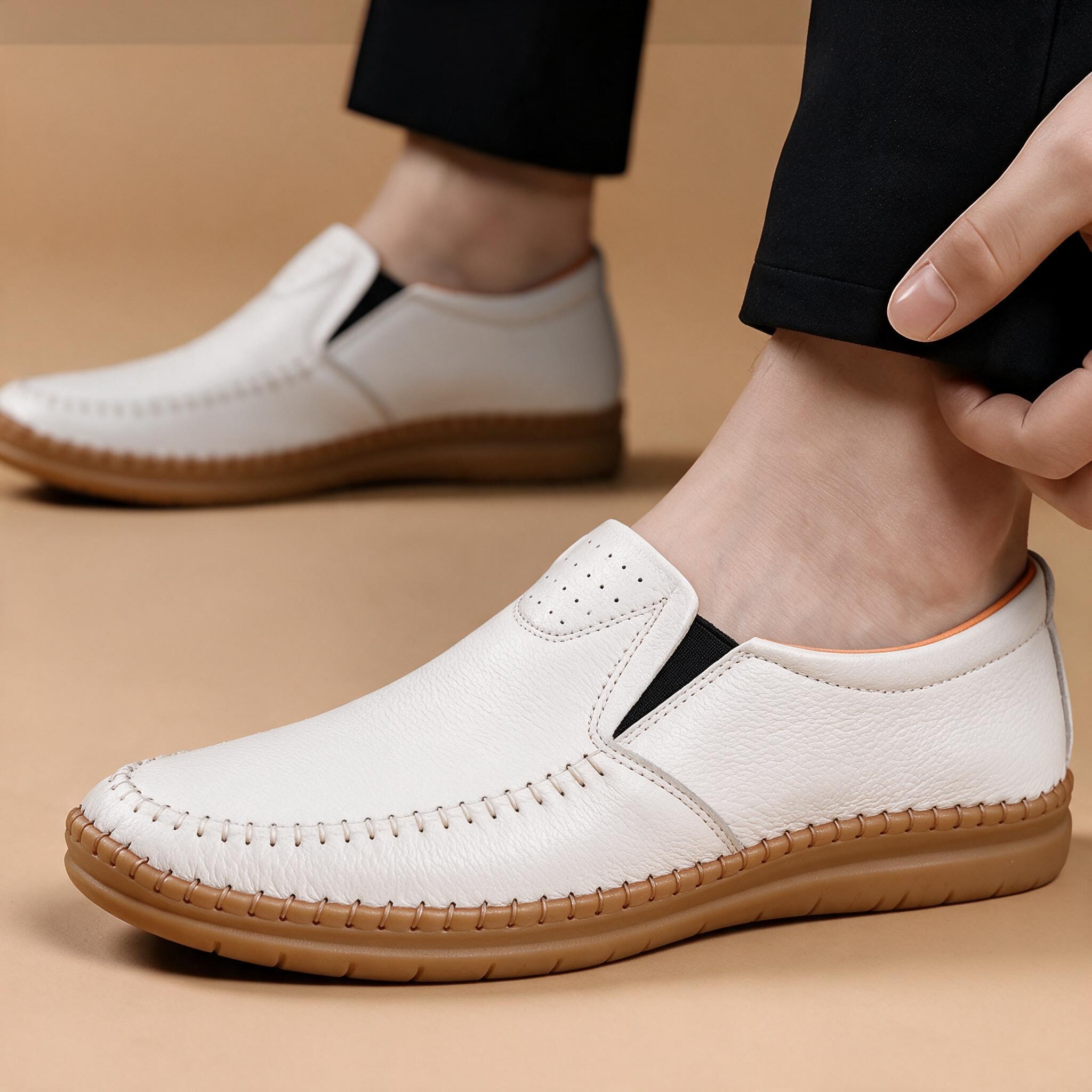 100% Genuine Leather Code Jdw White Cloour - Image 2