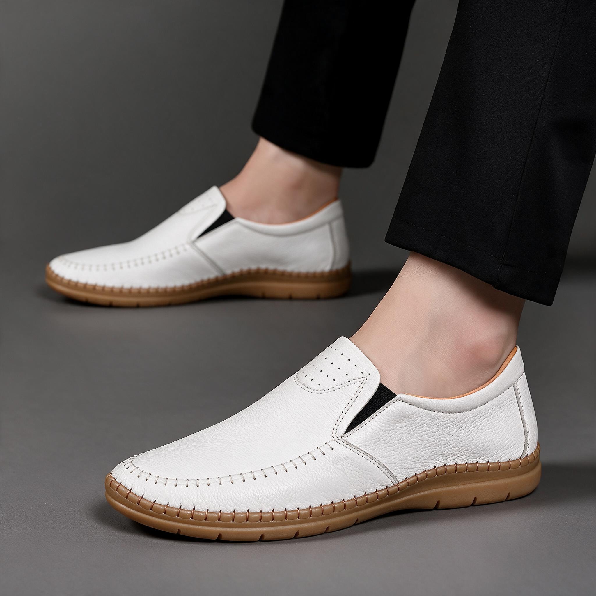 100% Genuine Leather Code Jdw White Cloour